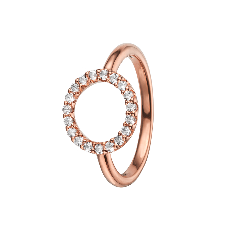 Køb Christina Collect Ring - Topaz Circle, Rosa forgyldt sølv - Modelnr.: 3.20.C hos Guldsmed Smeds