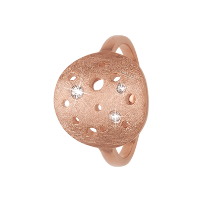 Køb Christina Jewelry - Ring, The Moon, rose goldpl silver - Model: 800-3.22.C hos Guldsmed Smeds