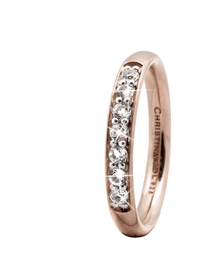 Køb Christina Collect Ring - Topaz Queen, rosa forgyldt sølv - Modelnr: 800-3.7.C hos Guldsmed Smeds
