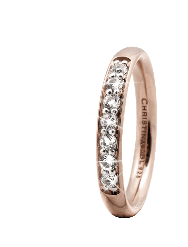 Køb Christina Collect Ring - Topaz Queen, rosa forgyldt sølv - Modelnr: 800-3.7.C hos Guldsmed Smeds