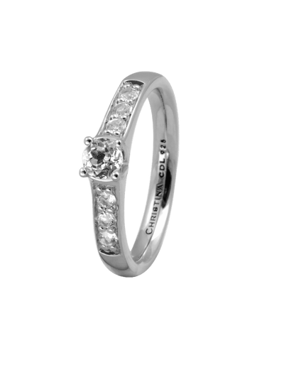 Køb Christina Collect Ring - Topaz Princess, sølv - Modelnr: 800-3.8.A hos Guldsmed Smeds