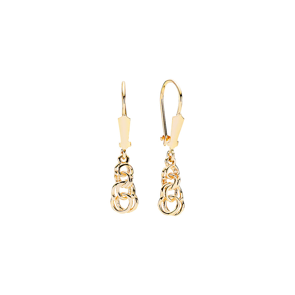 Køb Lund Copenhagen - Guld ørehængere, Bismark 8 kt - Modelnr.: 3094375-2 hos Guldsmed Smeds