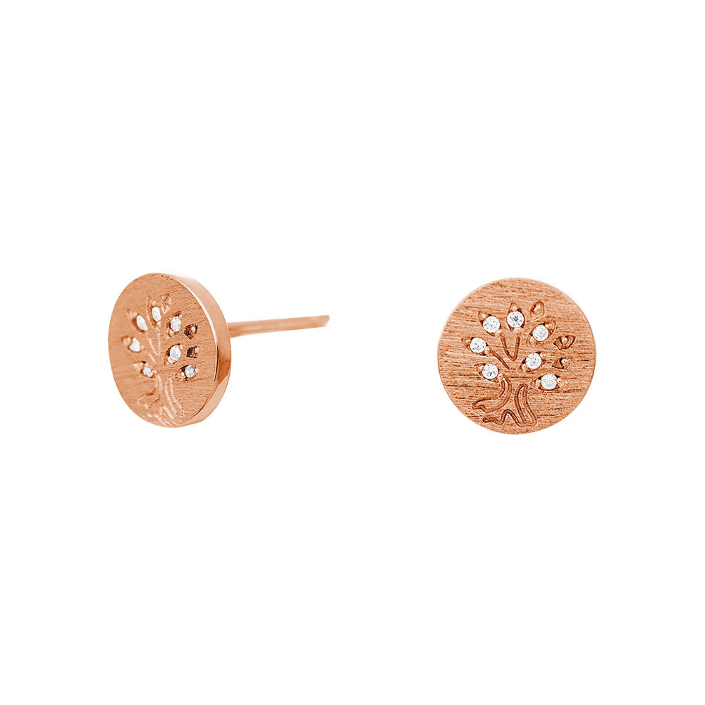 Køb Joanli Nor - Rosaforgyldt sølv ørestikker DANILANOR 8mm - Model: 346 005-4 hos Guldsmed Smeds