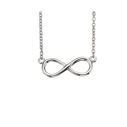 Køb Scrouples - Sølvkæde rhod - WearLove - evighedstegn - Modelnr.: 35502.42 hos Guldsmed Smeds
