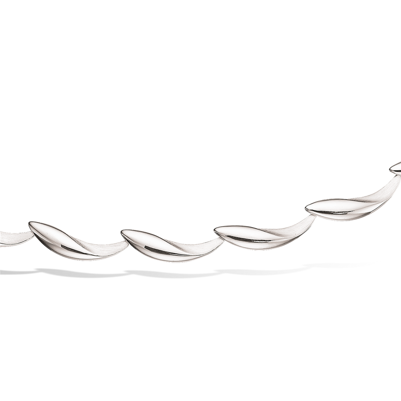 Køb Scrouples - Armbånd mat/blank sølv med faste led - Model nr.: 37732,18 hos Guldsmed Smeds