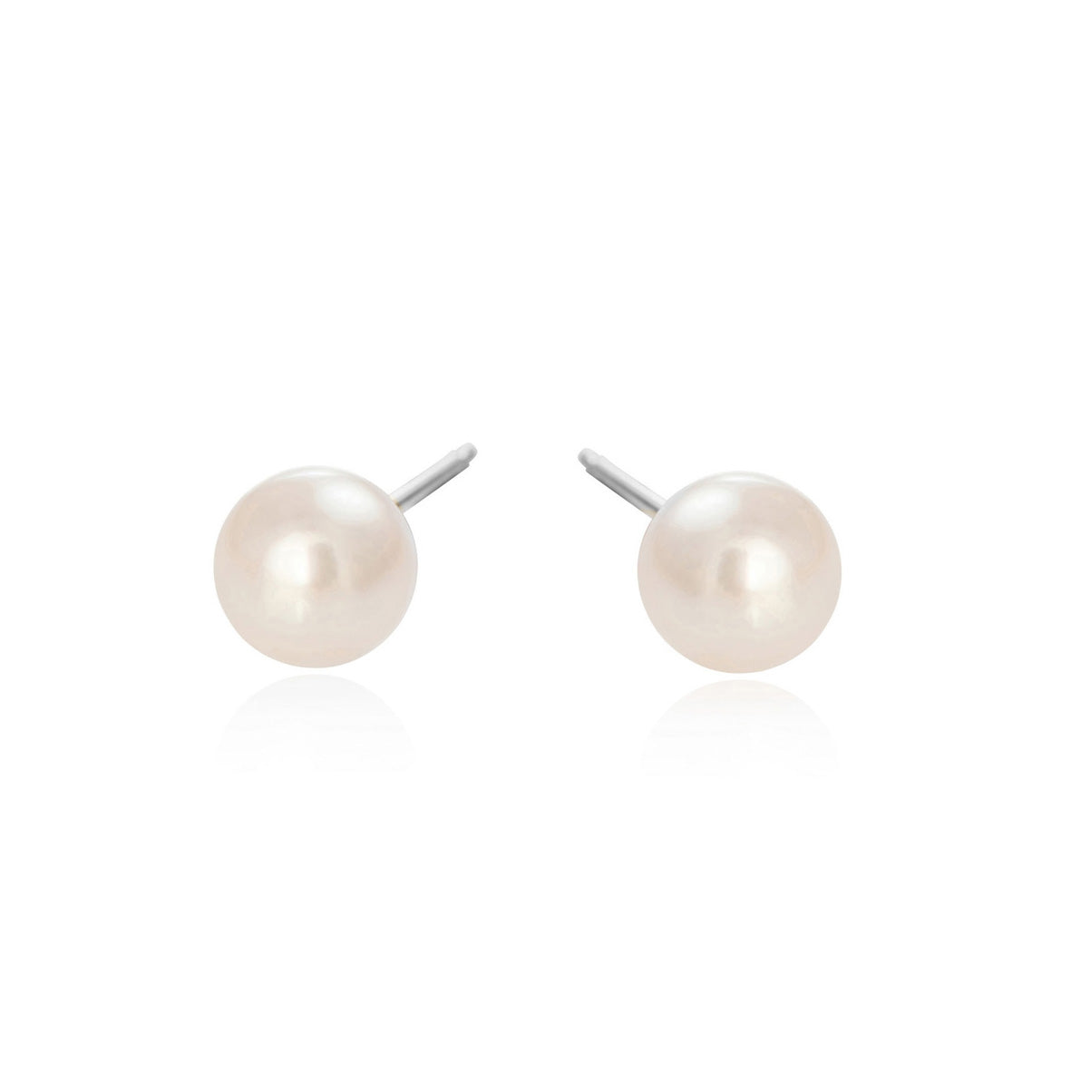 Køb Susanne Friis Bjørner - Sølv ørestik, perle 6mm - 6,5mm hvid - Model: 3782-1-6065 hos Guldsmed Smeds