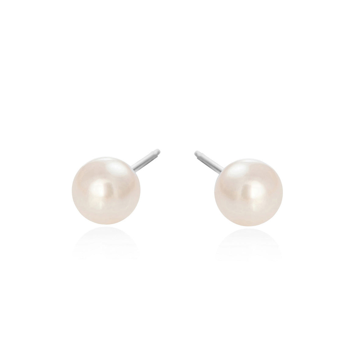 Køb Susanne Friis Bjørner - Sølv ørestik, perle 6,5mm - 7mm hvid - Model: 3782-1-6570 hos Guldsmed Smeds