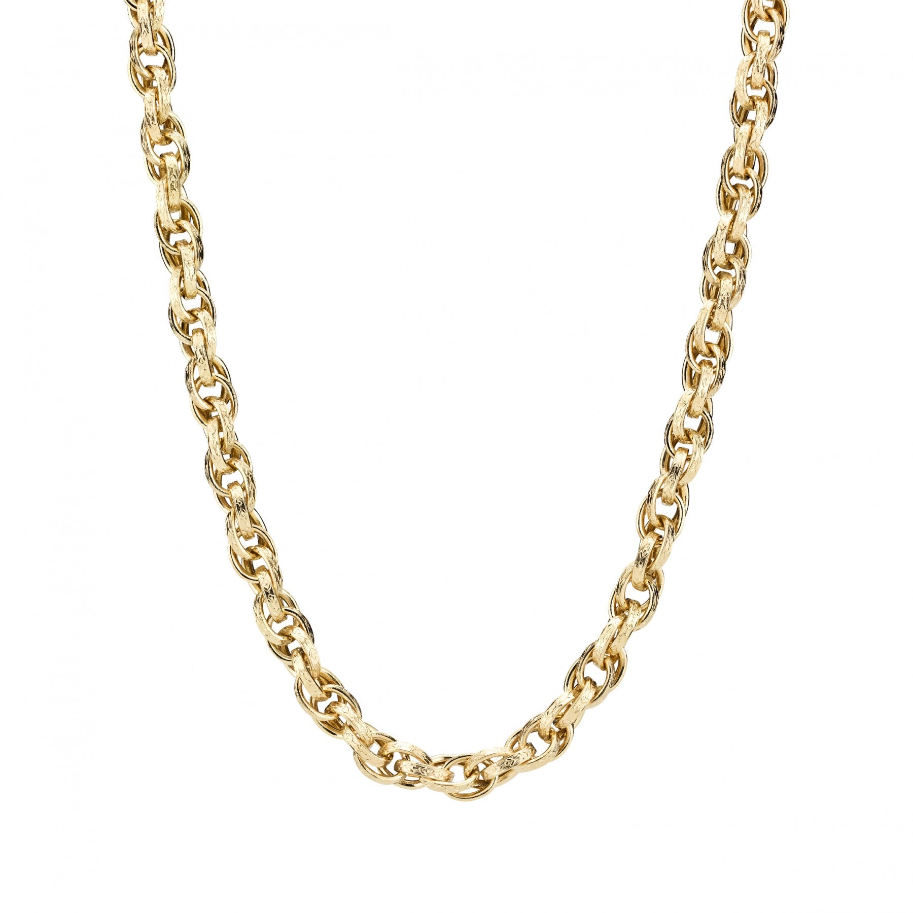 Lund of Copenhagen - 9 kt snoet/rustikt collier - Model: 3921446 ...
