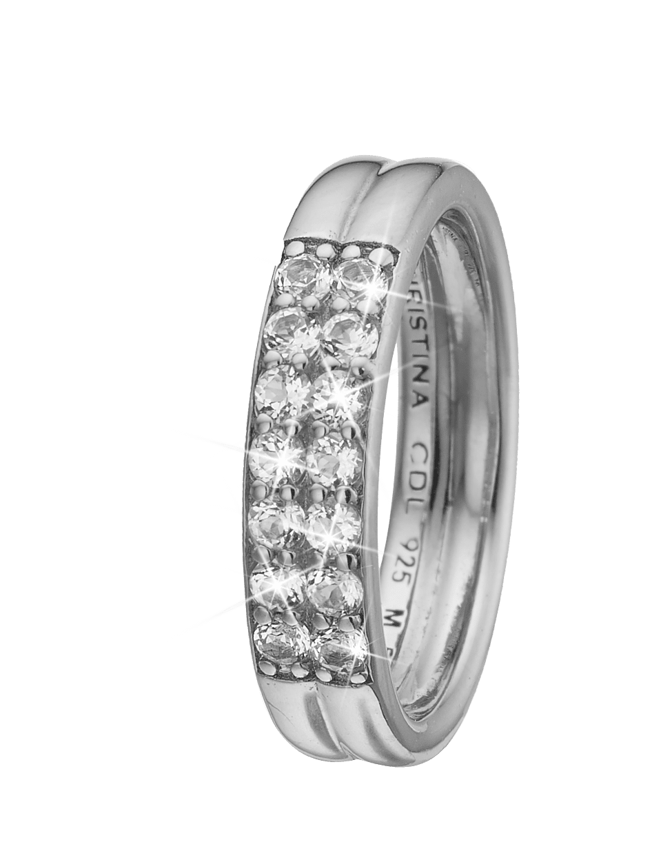 Køb Christina jewelry & watches - Eternity Topaz, silver - Modelnr.: 800-4.2.A hos Guldsmed Smeds