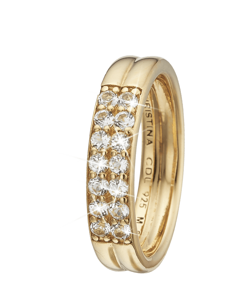 Køb Christina jewelry & watches - Eternity Topaz, goldpl - Modelnr.: 800-4.2.B hos Guldsmed Smeds