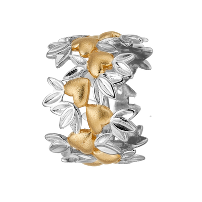 Køb Christina Jewelry & watches - Forgyldt sølv ring,  My Loving Nature - Modelnr: 800-4.9.BB hos Guldsmed Smeds
