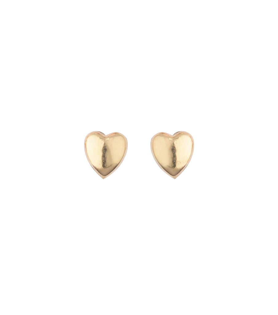 Køb LG - 8 kt. guld hjerte ørestik, 4,5 mm - Model: 402260 hos Guldsmed Smeds