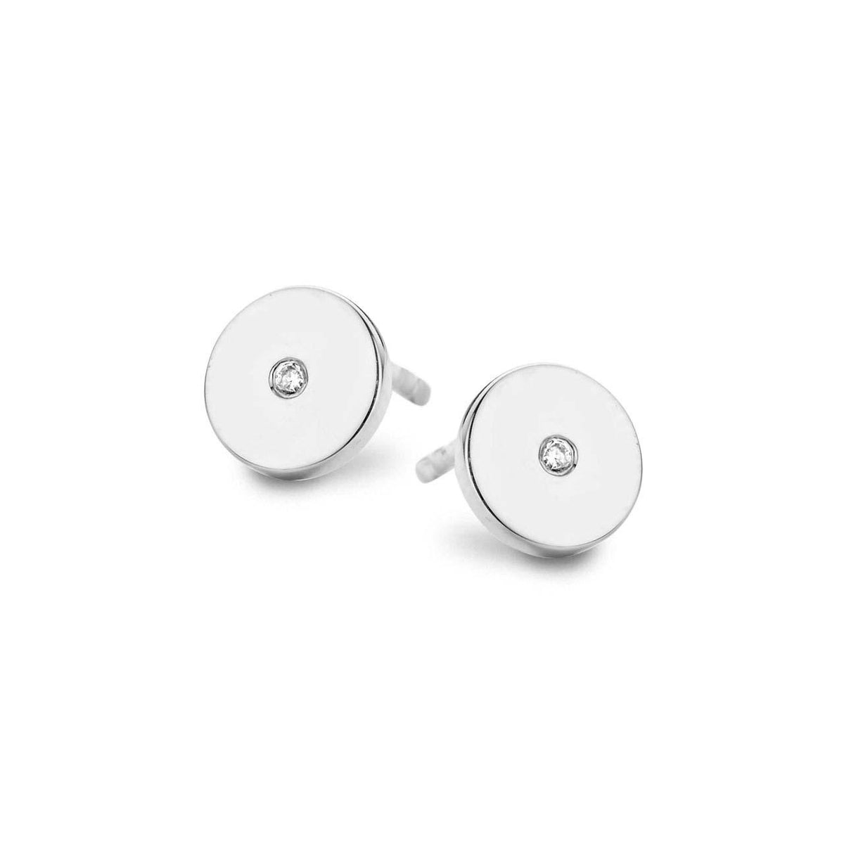 Køb SPIRIT ICONS - PULSE , ØRESTIK I SØLV W/VS 0,02 CT - MODEL: 40581 hos Guldsmed Smeds