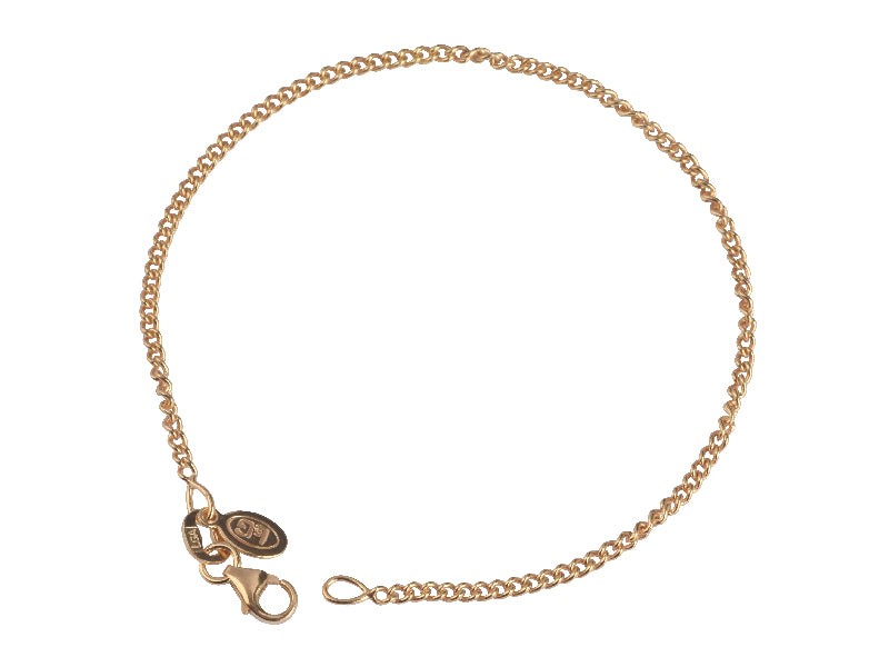Køb L&G - 8 kt armbånd - rund panser - Modelnr: LG-406701-18 hos Guldsmed Smeds