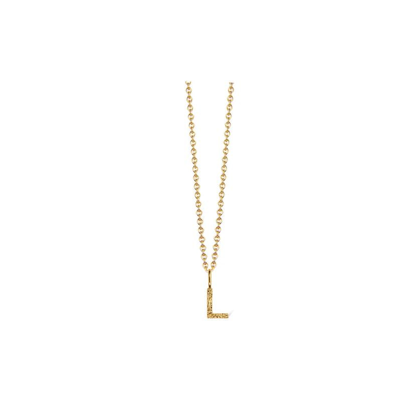 Jeberg Jewellery - Forgyldt sølv "I AM ME" bogstav halskæde - Model: 42000