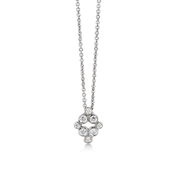 Køb Aagaard - Sølv halssmykke bobler m/cz  - Model: 4203540-45 hos Guldsmed Smeds