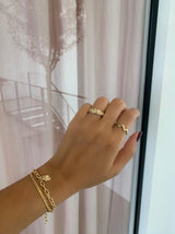 Jeberg Jewellery - Forgyldt Sidney armbånd - Model: 4565-16-G