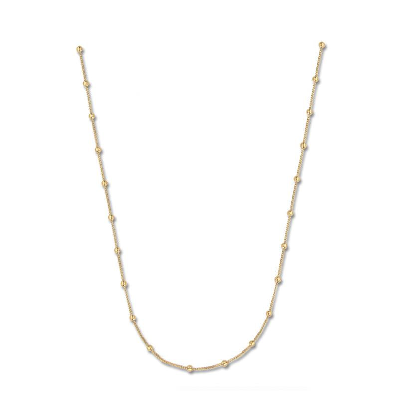 Jeberg Jewellery - Forgyldt NYNNE halskæde - Model: 44005-42-G