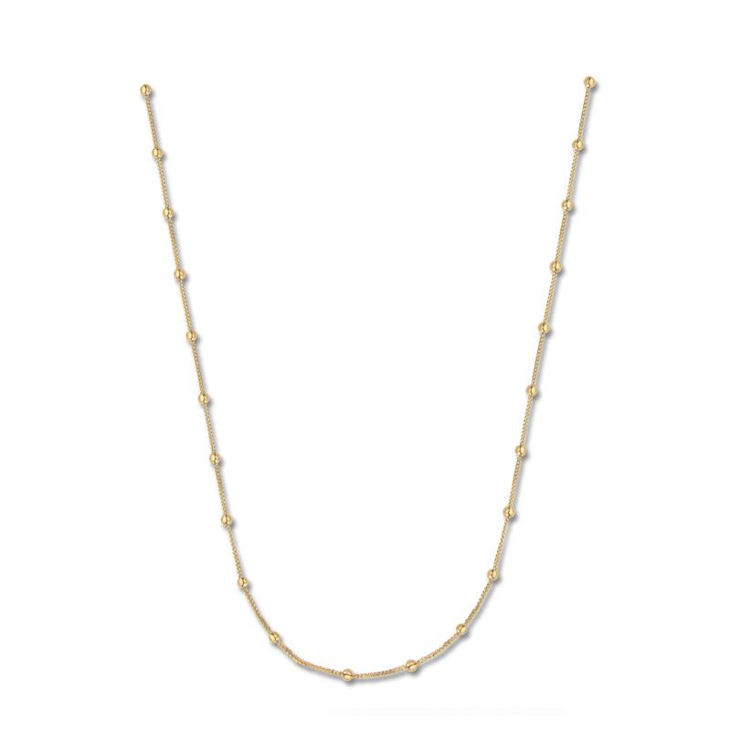 Jeberg Jewellery - Forgyldt NYNNE halskæde - Model: 44005-42-G