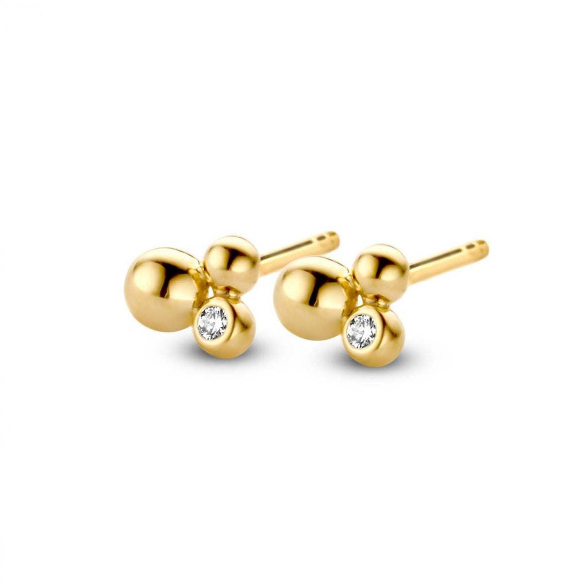 Køb Spirit Icons - Universe øreringe - 14 kt. guld med 0,03 w/vs - Model 44216 hos Guldsmed Smeds