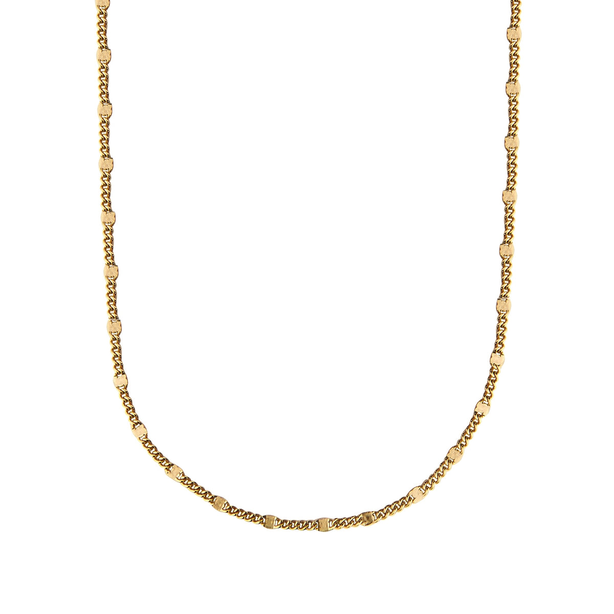Jeberg Jewellery - Forgyldt Harper halskæde - Model: 4555-42-G