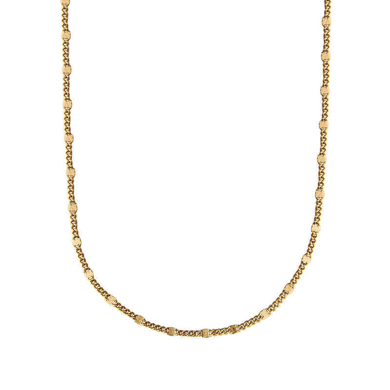Jeberg Jewellery - Forgyldt Harper halskæde - Model: 4555-42-G