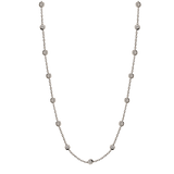 Jeberg Jewellery - Sølv Gold beads halskæde - Model: 4575-42-S