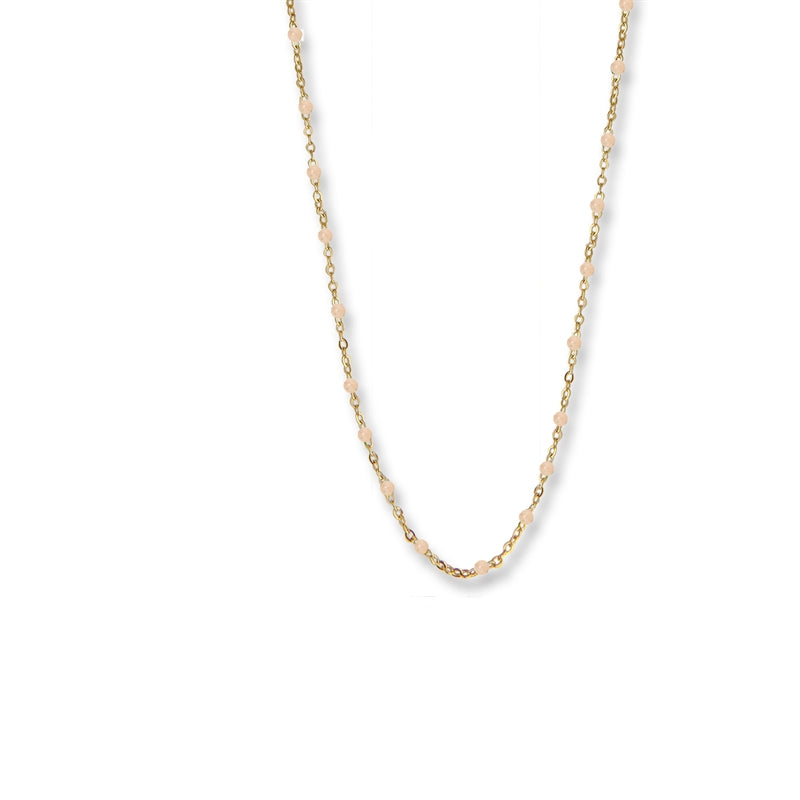 Jeberg Jewellery - Forgyldt ROSEWOOD halskæde - Model: 4635-42-G
