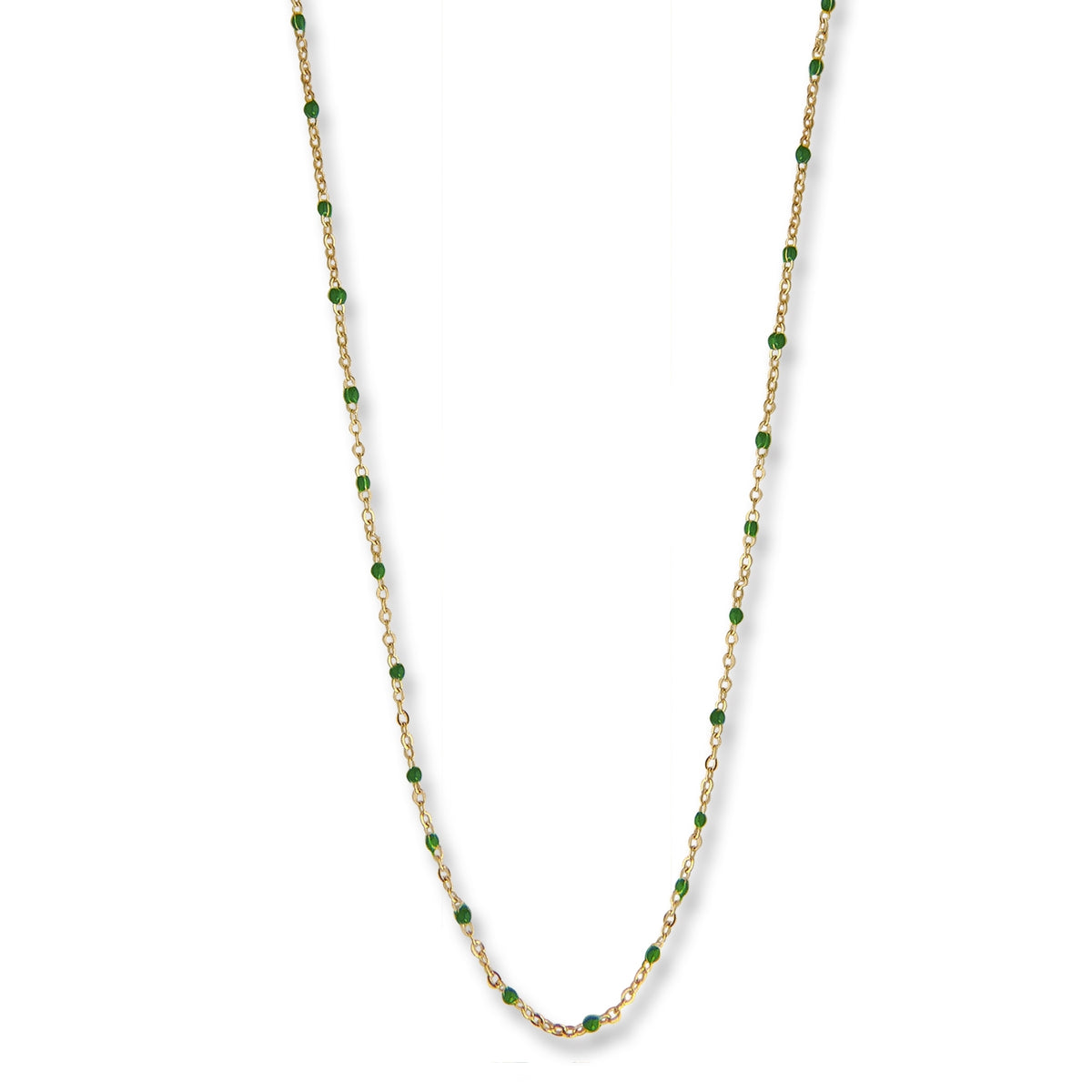 Jeberg Jewellery - Forgyldt Ivy halskæde - Model: 4640-42-G