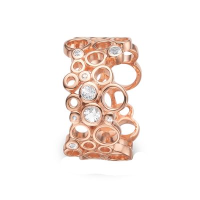Køb Christina Jewelry - Ring, Cocktail, rose goldpl silver - Model: 800-5.2.C hos Guldsmed Smeds