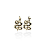 Jeberg Jewellery - Forgyldt Snake mini ørestik - Model: 50570