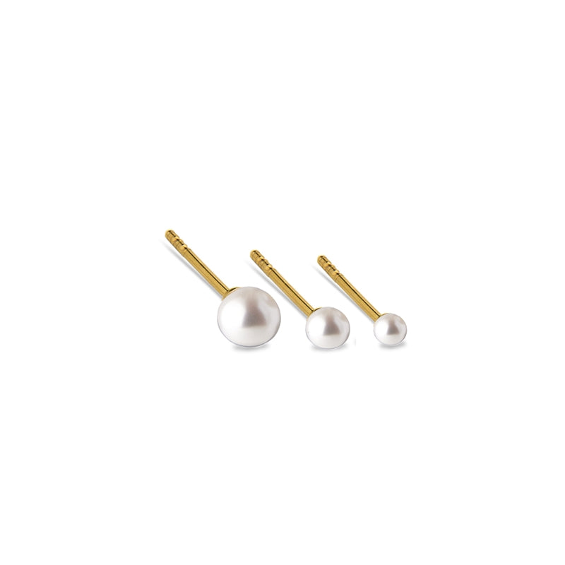Jeberg Jewellery - Forgyldt petite, medium & large ørestik box - Model: 50760
