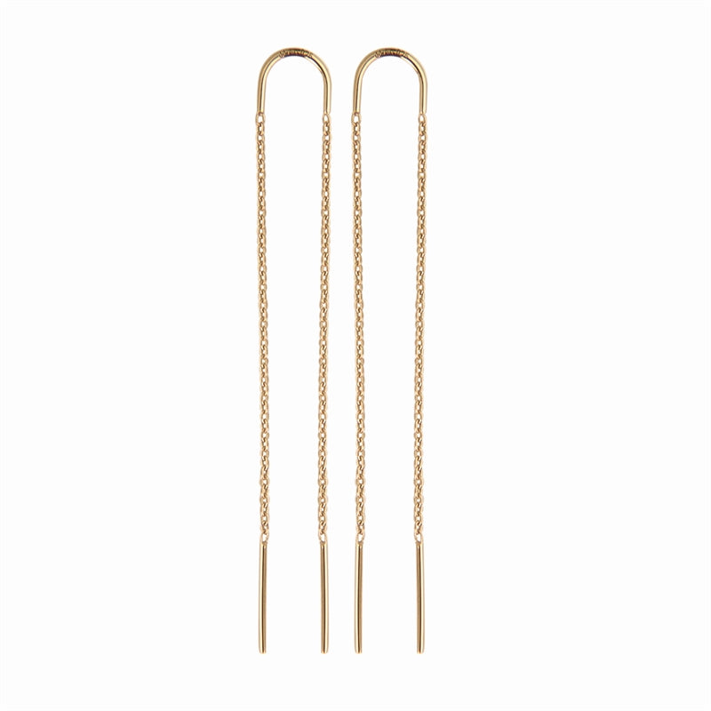 Jeberg Jewellery - forgyldt "STATEMENT" chain ørering - Model: 50950