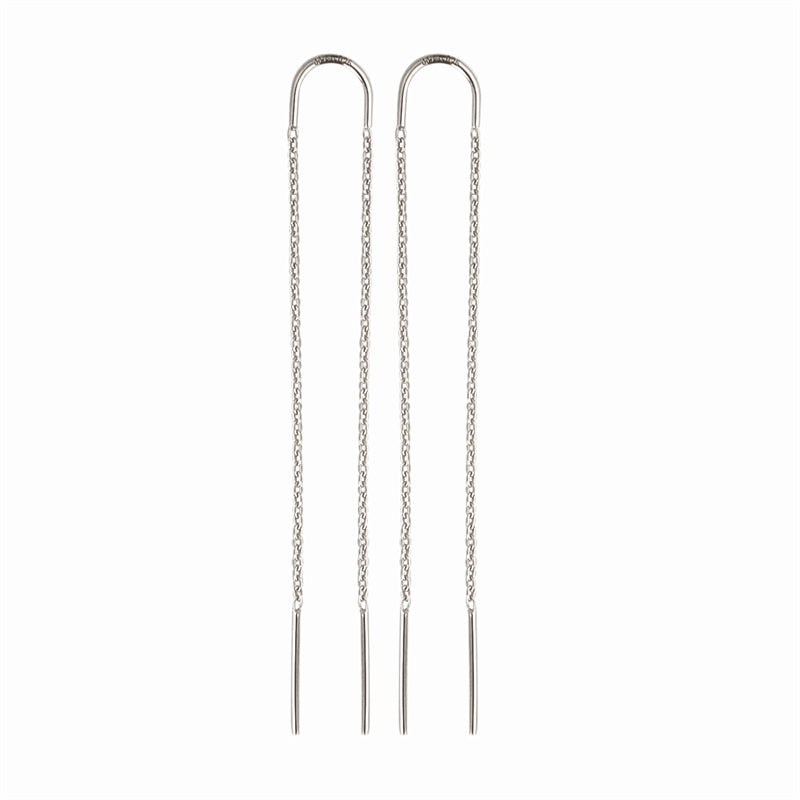 Jeberg Jewellery - Sølv "STATEMENT" chain ørering - Model: 50952