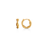 Jeberg Jewellery - Forgyldt Sand Dune Hoop - Model: 51200