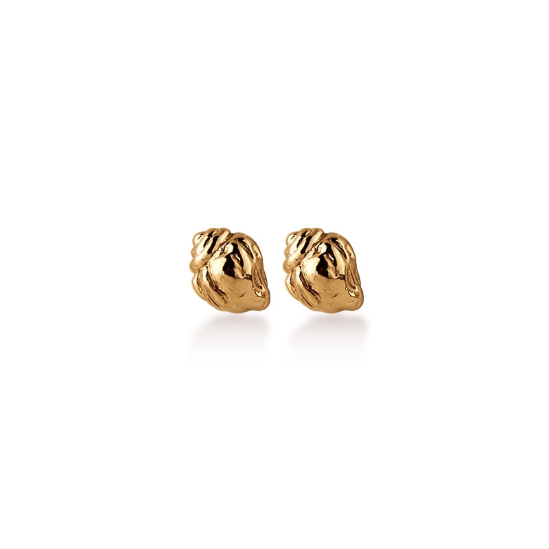 Jeberg Jewellery - Forgyldt Shelly ørestik - Model: 51740