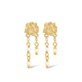 Jeberg Jewellery - Forgyldt "I AM GOLD" pearly cascade ørering - Model: 51900