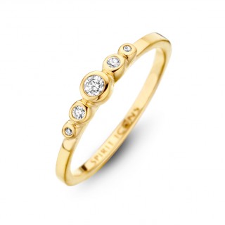 Køb SPIRIT ICONS - TEMPTATION , RING I FORGYLDT SØLV  - MODEL: 53432-54 hos Guldsmed Smeds