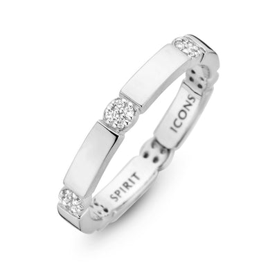 Køb SPIRIT ICONS - BEAT , RING I SØLV  - MODEL: 53441-54 hos Guldsmed Smeds