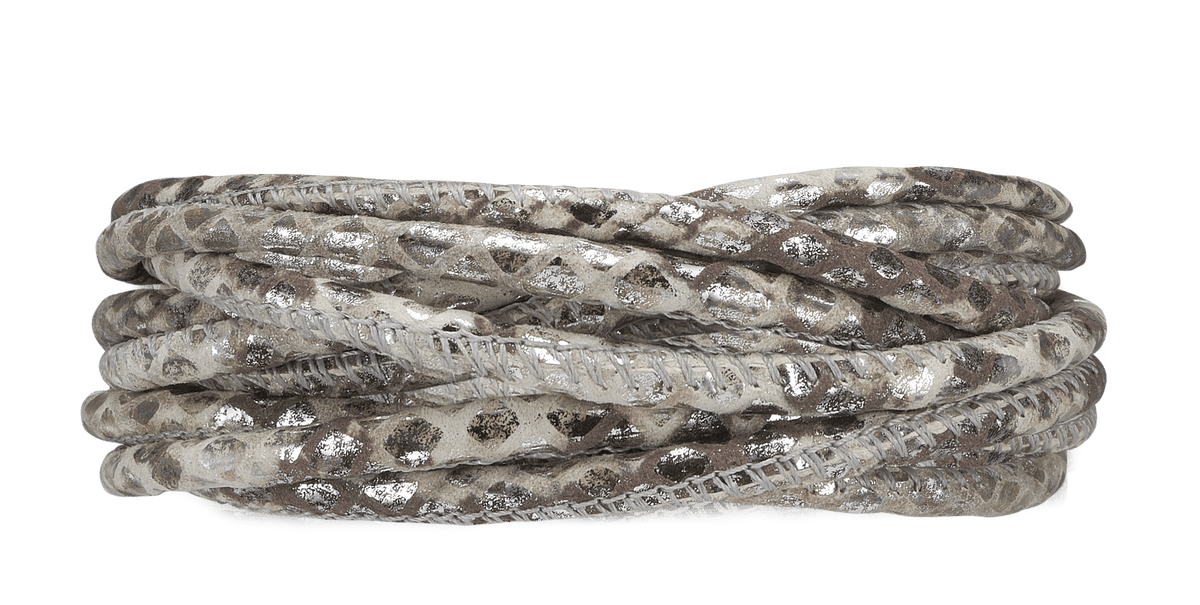 Køb Christina jewelry & watches - 3-string Leather Snake, 70 cm - Modelnr.: 601-3-70Snake hos Guldsmed Smeds