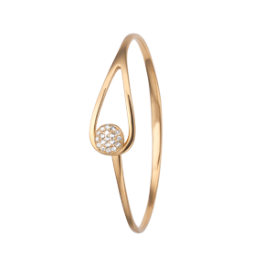 Køb Christina Jewelry & Watches - Sparkling World Cuff bangle, size medium - Model: 601-G-Sparkling-M hos Guldsmed Smeds