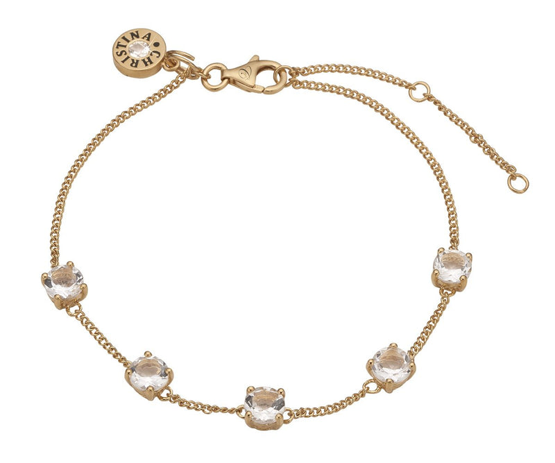 Køb Christina jewelry & watches - Crystals, bracelet, goldpl silver - Modelnr.: 601-G09 hos Guldsmed Smeds