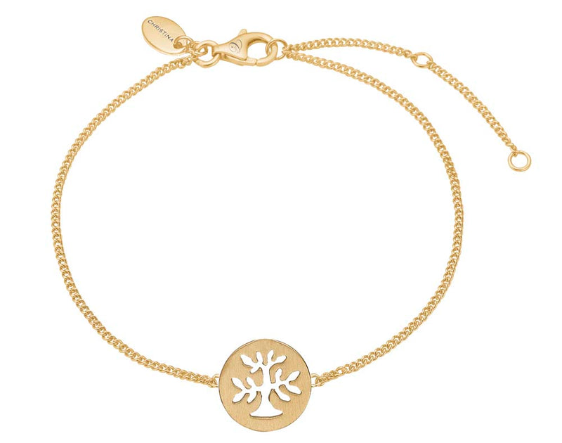 Køb Christina jewelry & watches - Plant a Tree, armbånd, forgyldt sølv - Modelnr: 601-G29 hos Guldsmed Smeds