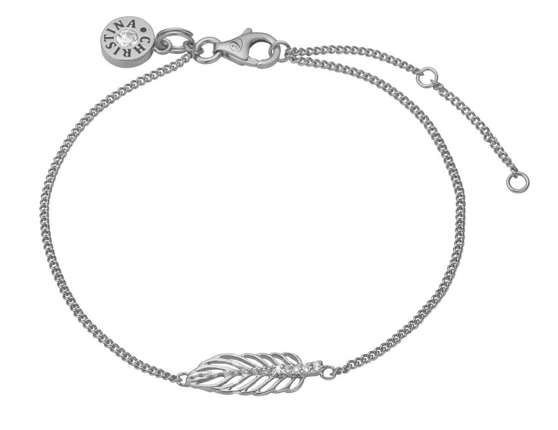 Køb Christina jewelry & watches - Feather, bracelet, silver - Modelnr.: 601-S04 hos Guldsmed Smeds