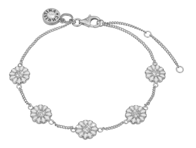 Køb Christina jewelry & watches - Marguerite Field, bracelet, silver - Modelnr.: 601-S02 hos Guldsmed Smeds
