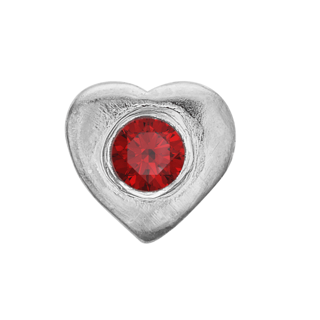 Køb Christina jewelry & watches - Collect Ruby Heart, silver - Modelnr.: 603-S2 hos Guldsmed Smeds