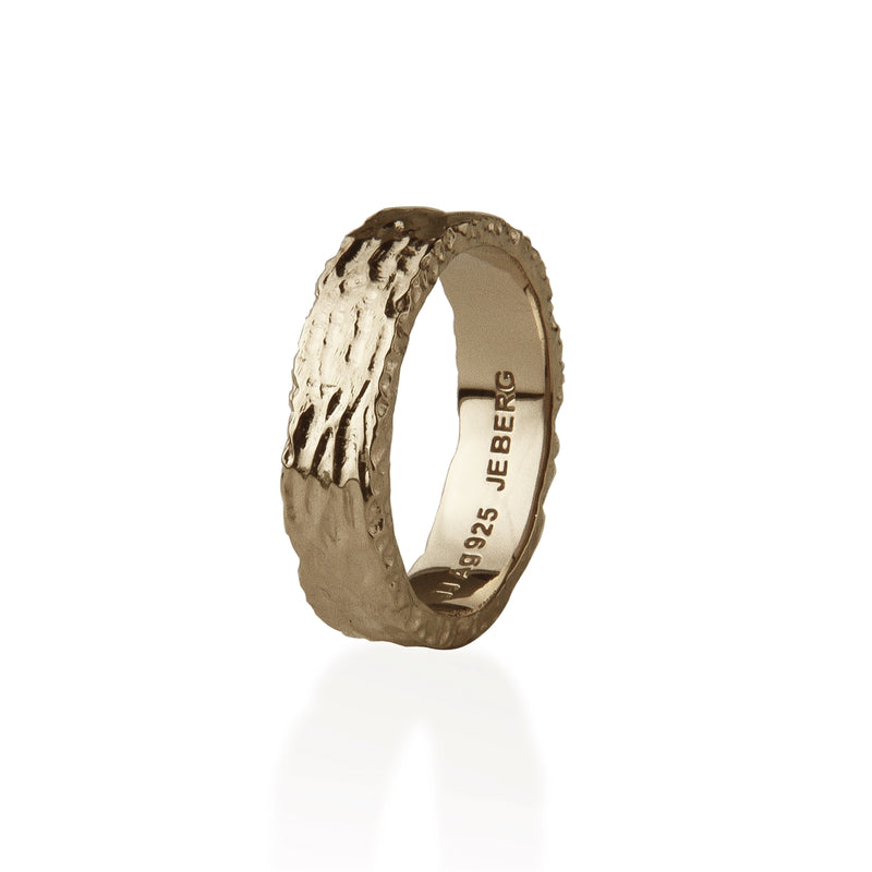 Jeberg Jewellery - Forgyldt Pieces of the moon slim ring - Model: 60580