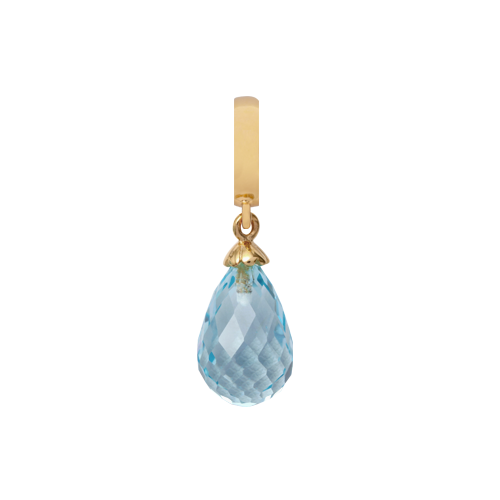 Køb Christina Jewelry & Watches - Sky Topaz drop gold - Modelnr: 610-G01SKY hos Guldsmed Smeds