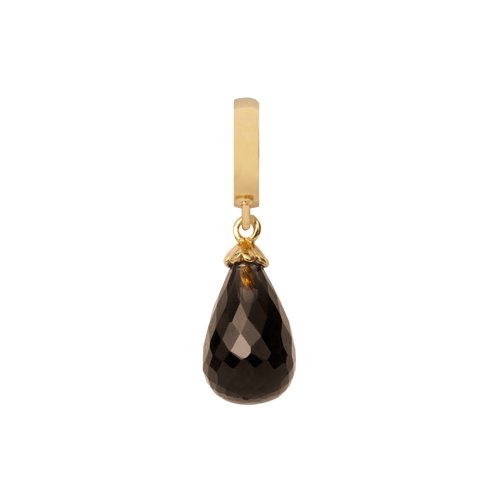 Køb Christina jewelry & watches - Smokey Quarz drop gold - Modelnr.: 610-G01Smokey hos Guldsmed Smeds