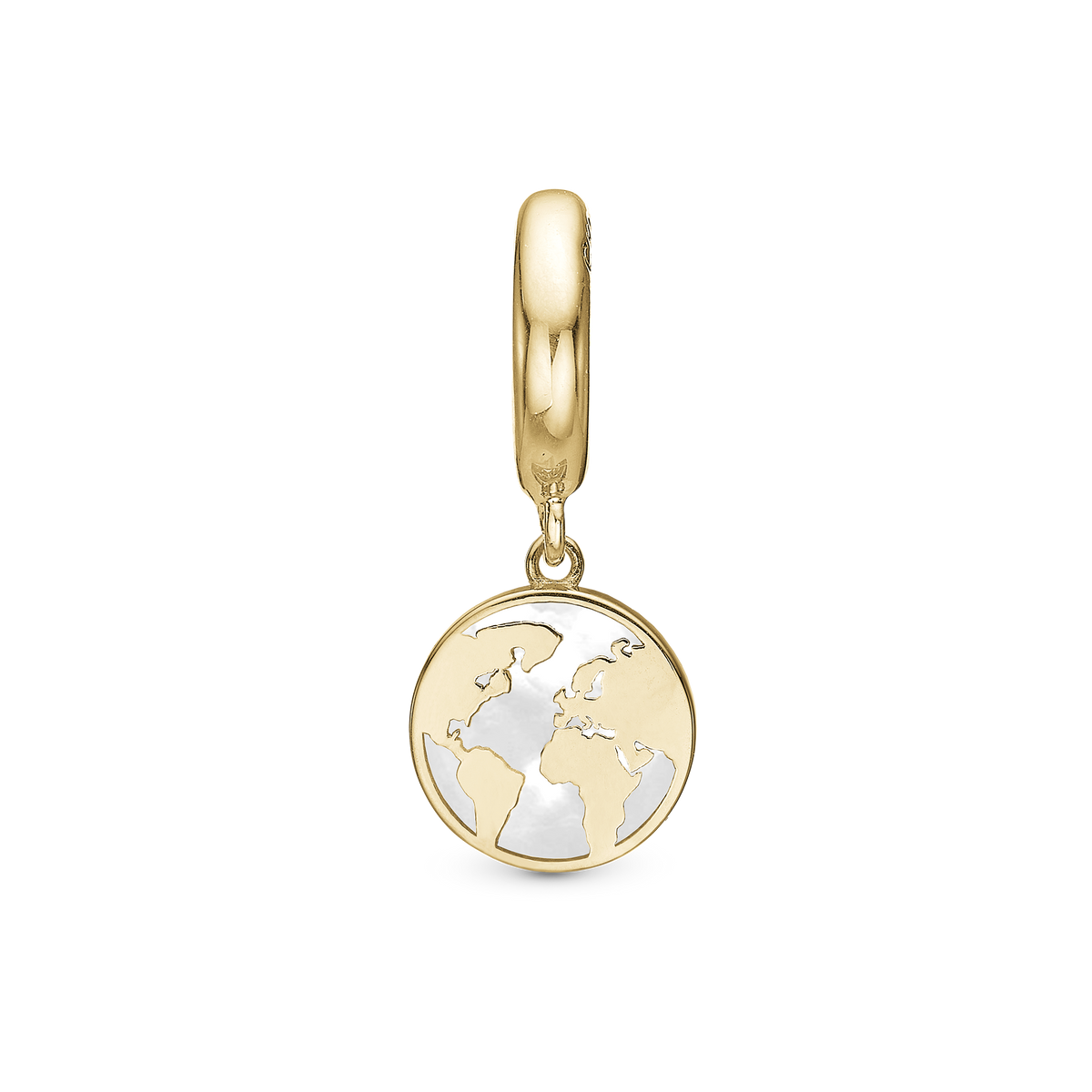 Christina The World perlemor charm i forgyldt sølv – model 610-G106